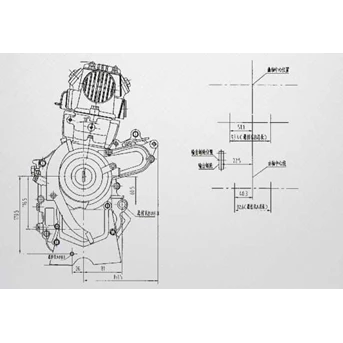 Mesin Sepeda Motor 110CC Tipe : HY1P50FMG-3L