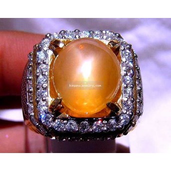 BATU PERMATA ORANGE MOONSTONES BIDURI BULAN ( code: MST021) ...SOLD OUT ! ! ! ! !