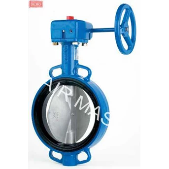 butterfly valve gear operated cast iron din 2501