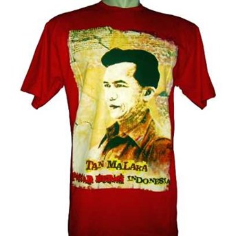 Kaos Tokoh TAN MALAKA, Patjar Merah Indonesia