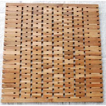 Wooden bathmat