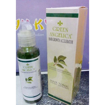 Obat alami penumbuh rambut rontok, Green Angelica Paket Combo 2