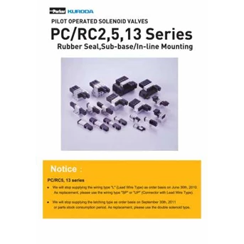 Kuroda Parker Solenoid Valve PCS2406-01-100G