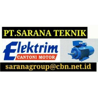PT SARANA 1/ 4 hp -4pole-1425 rpm-b3-3 ph-50 hz- ELEKTRIM CANTONI ELECTRIC MOTOR & EMM ELEKTRIM MOTOR FOR MOTOR FOOT MOUNTED B3, 50HZ, 220/ 380, volt