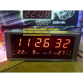 Lampu Jam Digital LED Digital CLOCK 15L