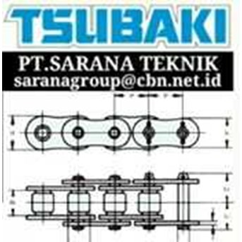 TSUBAKI ROLLER CHAIN RS 60 - pt, sarana teknik tsubaki standard roller chain JIS BS