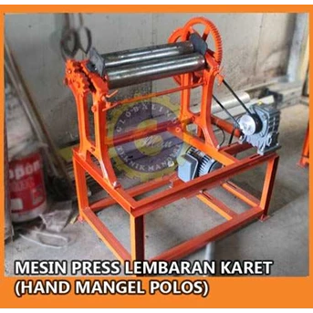 Mesin Press Lembaran Karet / Hand Mangel Polos