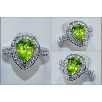 Beautiful Sparkling Fresh PERIDOTH Crystal Mulus - RL 144