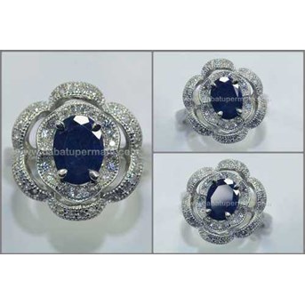 Sparkling Vivid Blue SAFIR Flower - RL 143