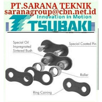 PT SARANA TEKNIK TSUBAKI ROLLER CHAIN STAINLESS STEEL rs 40 pt sarana teknik