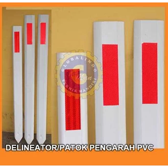 Patok Pengarah PVC ( Guide Delineator Post PVC)