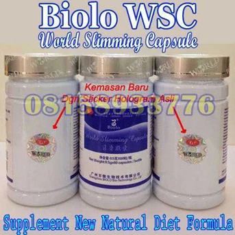 Biolo World Slimming Capsule pelangsing biolo asli obat biolo