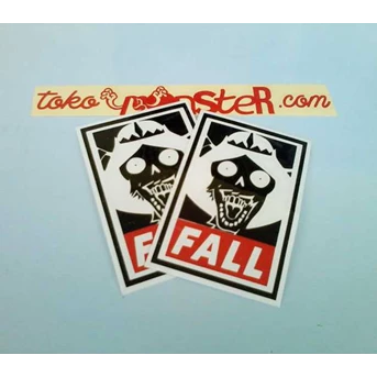 Tokomonster Stiker Fall Obey Series Sticker Decal