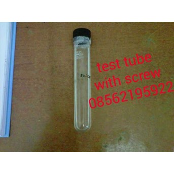 Test tube with screw