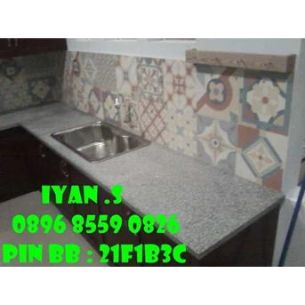 MEJA DAPUR GRANIT STAR WHITE