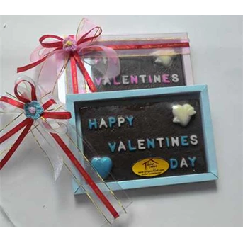 Choco Card / Coklat ucapan Happy Valentine