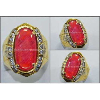 Batu Permata RUBY Crystal Rata - RBS 294