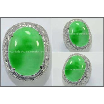 Beautiful Vivid Green Apple & White Snow GIOK - JD 045