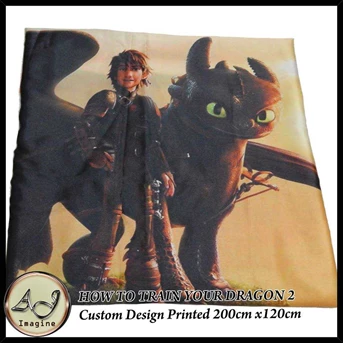 Selimut Print DRAGON2 Size 200x120cm