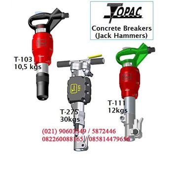 pneumatic jack hammer topac t - 275 - 111 - 8000-5
