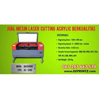 Mesin LASER CUTTING Acrylic AS 1290 ( + Rotary Optional)