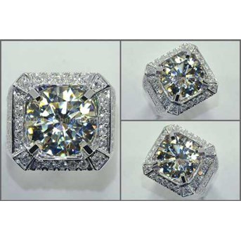 Sparkling MOISSANITE DIAMOND Colour + Gold Diamond - DM 050