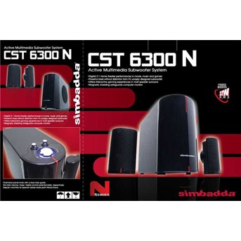 Simbadda CST 6300N 32W RMS 2.1 Speaker ( Komputer Bintaro, Pondok Indah, Rempoa, Ciputat, Lebak bulus, Pondok Pinang, RS FATMAWATI Jakarta Selatan)