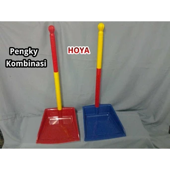 Serok sampah plastik atau pengki gagang plastik merk Hoya