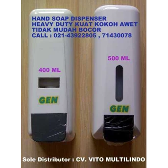 HAND SOAP DISPENSER HEAVY DUTY GEN