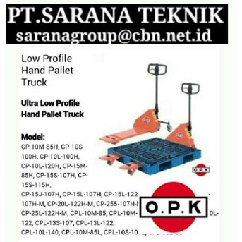OPK HAND PALLET STOCKIST PT.SARANA TEKNIK OPK MATERIAL HANDLING STACKER