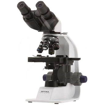 Binocular microscope, 1000x, double layer stage