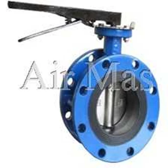 Butterfly Valve Double Flange End Lever Type