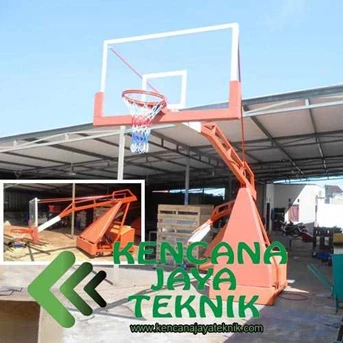 Ring Basket Portable Hidrolik Manual - Portable Basketball Goal