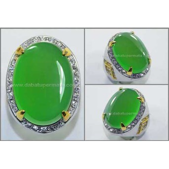 Elegant Green Apple CHALCEDONY. Crystal Mulus - RCH 033