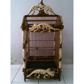 sangkar kotak motif dinosaurus