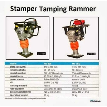 tamping rammer diesel mikasa mt 76 d 081804480519-3