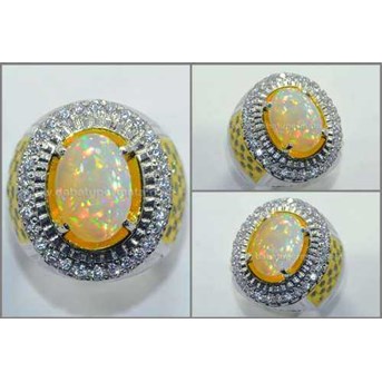 Natural White OPAL/ KALIMAYA Hot Fire Pancawarna - OP 044
