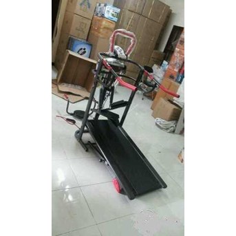 tredmill manual 5 fungsi + massager, treadmill manual multifungsi, treadmill manual murah, treadmill manual anti gores bisa cod