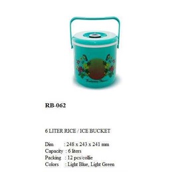 RICE BUCKET 6 LTR DX TMS