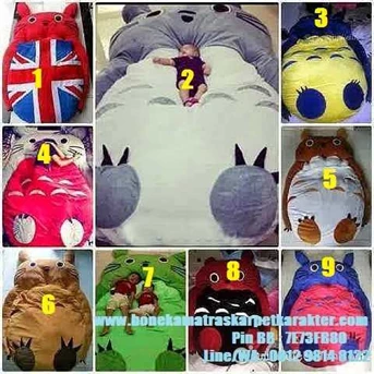 Beanbag Karakter Totoro, Matras Boneka Totoro, Kasur Karakter Totoro, Boneka Jumbo Karakter Totoro, Matras Hello Kity, Matras Rilakuma
