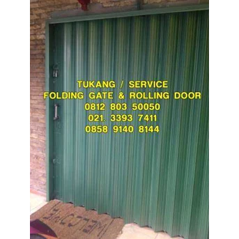 service rolling door Folding gate, canopy, pagar 081585181961 murah jakarta selatan