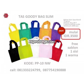 Tas Spunbond Goody Bag Promosi murah PP-10