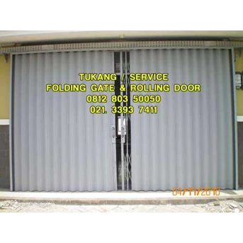 service rolling door, Folding gate, canopy, pagar 085891408144 murah jakarta selatan