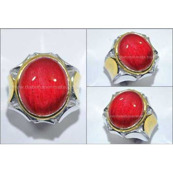 Cincin Batu CENDANA Rambut Merah - CD 013