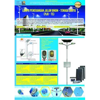Penjual Solar Panel di Kalimantan Tengah, Solar Panel di Palangka Raya, Paket Lampu Penerang Jalan D.A 20W High Power LED, Solar Panel PJU di Kalimantan, Hub. 0811 5121 599 CS4Borneo
