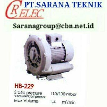SELL : CRELEC RING BLOWER & TURBO BLOWER PT SARANA TEKNIK - CRELEC CENTRIFUGAL FAN