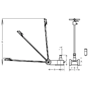 LHH35 - Durable air-hydraulic jack