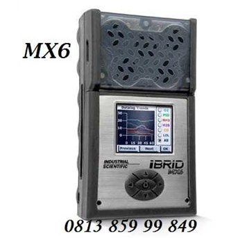 IBRID MX6 MULTI GAS MONITOR – LEL, O2, CO, H2S INDSCI