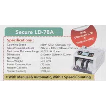 money counter secure ld-78a-2