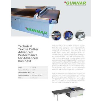 GUNNER Textile Cutter Machine